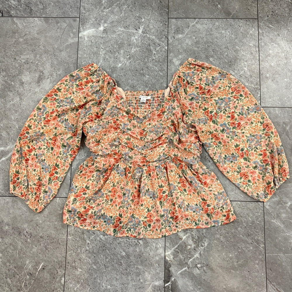 American Eagle Floral Blouse